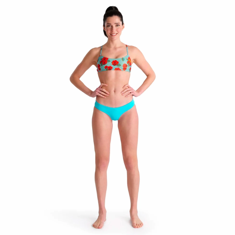 WOMEN'S BANDEAU PLAY BIKINI TOP - MARTINICA/MULTI