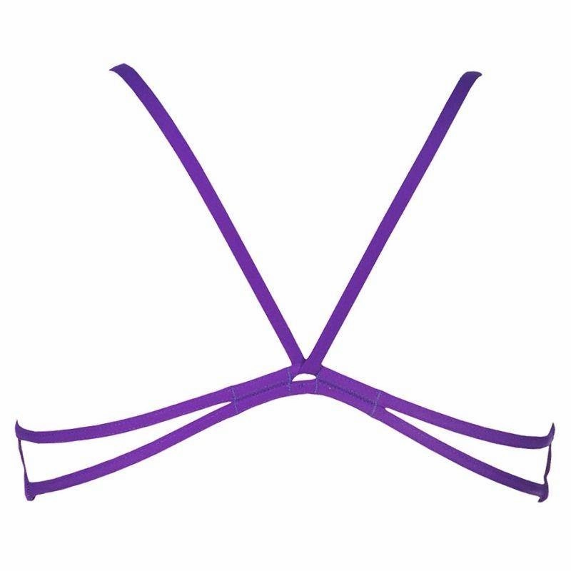 WOMEN'S BANDEAU PLAY BIKINI TOP - MIRTILLA