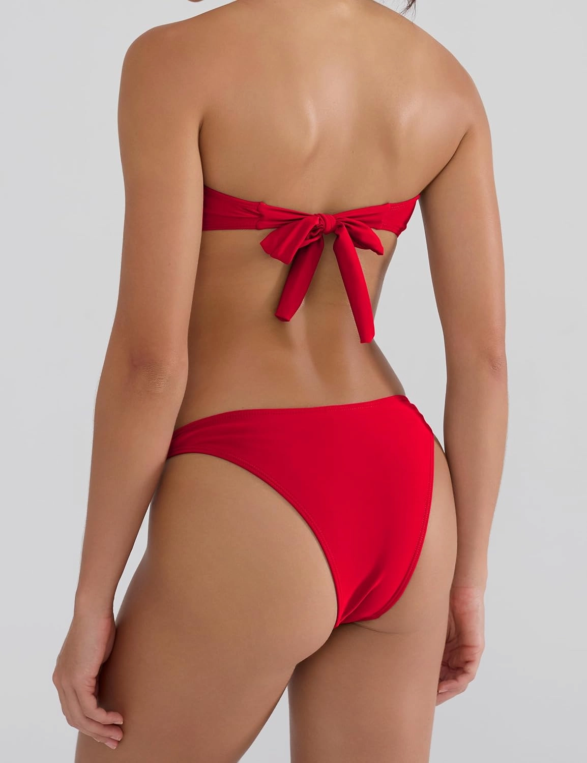 Women's Bandeau Strapless Bikini Sets Sexy Brazilian Swimsuits 2 Pieces