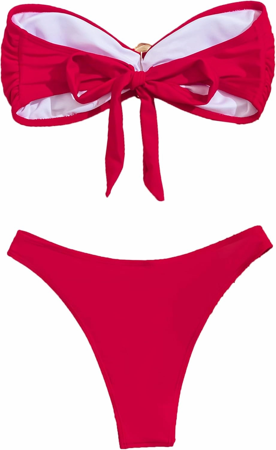 Women's Bandeau Strapless Bikini Sets Sexy Brazilian Swimsuits 2 Pieces