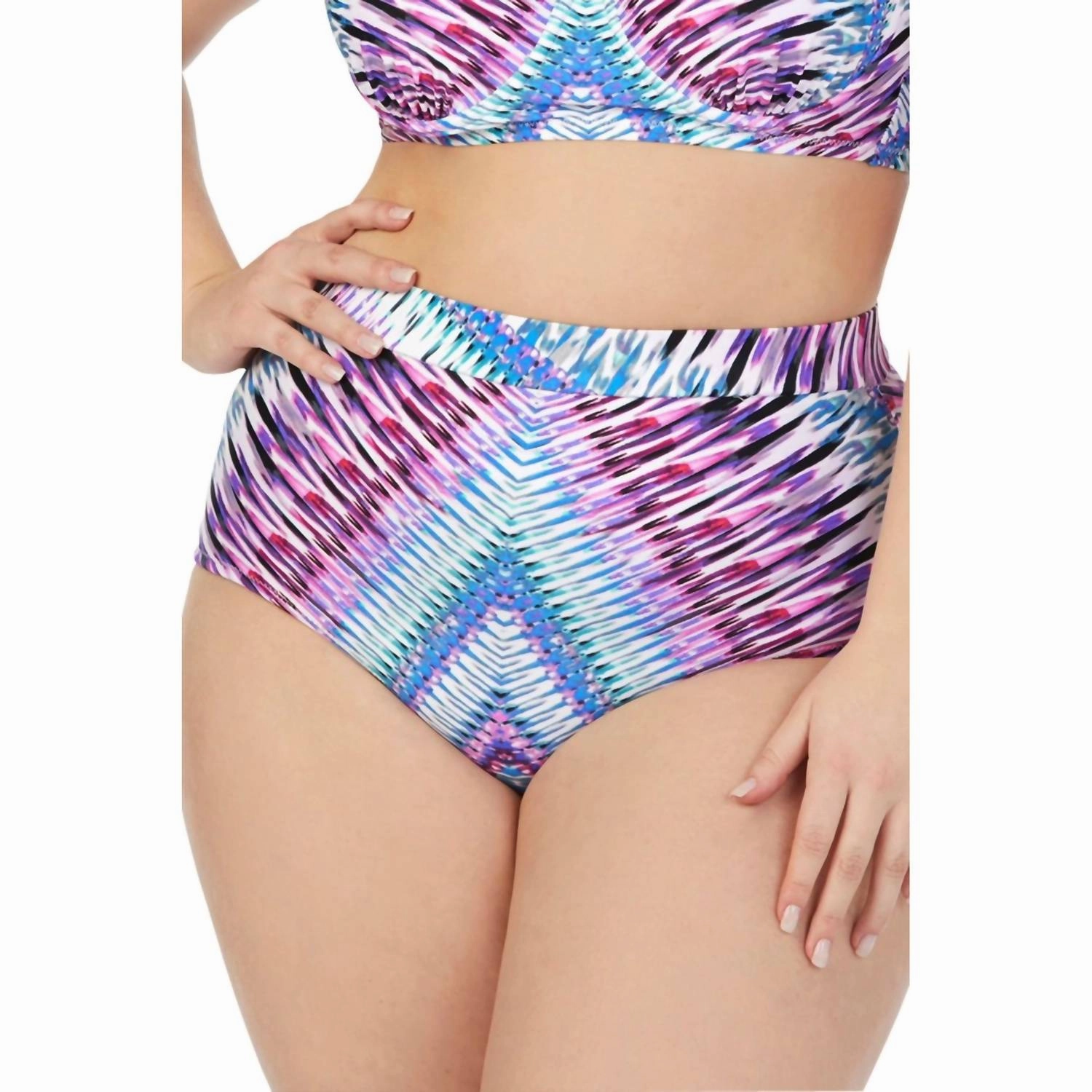 Women's Curve High Waist Bikini Bottom - Plus In Stolen Heart