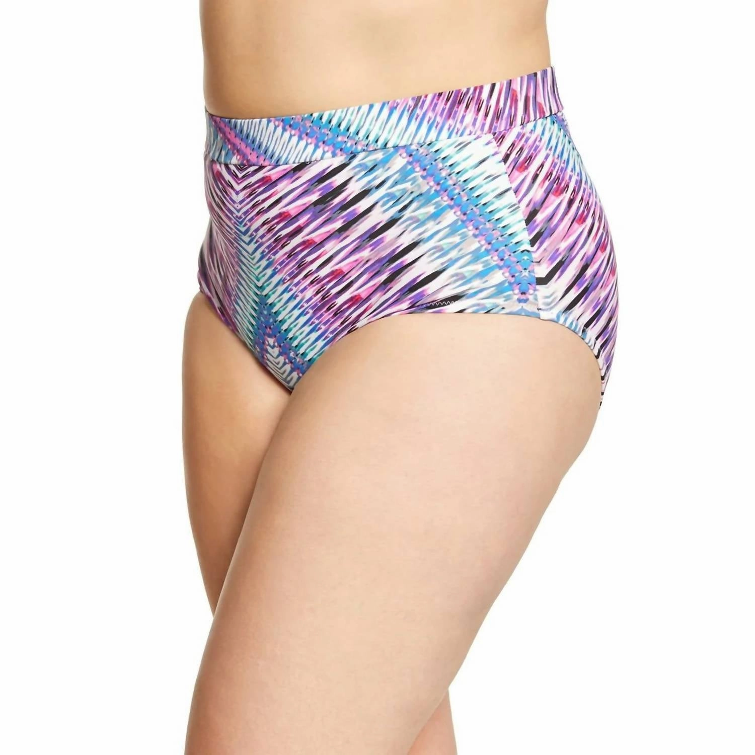 Women's Curve High Waist Bikini Bottom - Plus In Stolen Heart