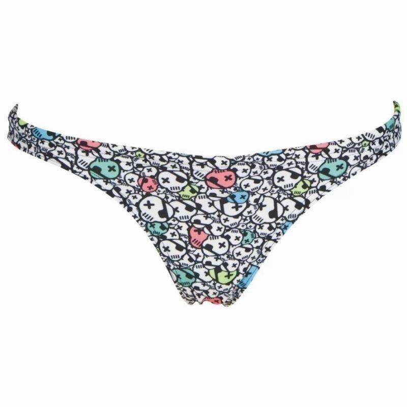 WOMEN'S FREE BRIEF BIKINI BOTTOM - WHITE/MULTI