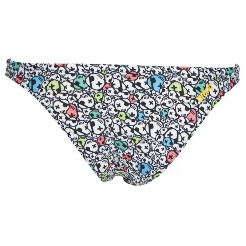 WOMEN'S FREE BRIEF BIKINI BOTTOM - WHITE/MULTI