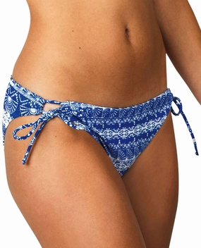 Women's Moderate Bikini Bottom In Tahiti Tide