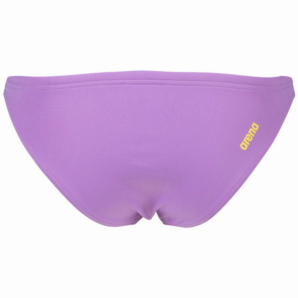 WOMEN'S REAL BRIEF BIKINI BOTTOM - LAVANDA/YELLOW STAR