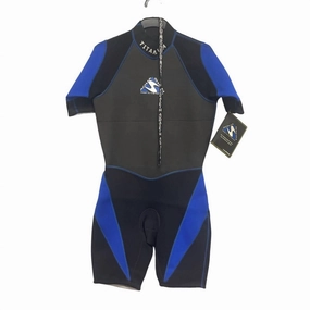 Women's Titanium Divers Neoprene Wet Suit In Black