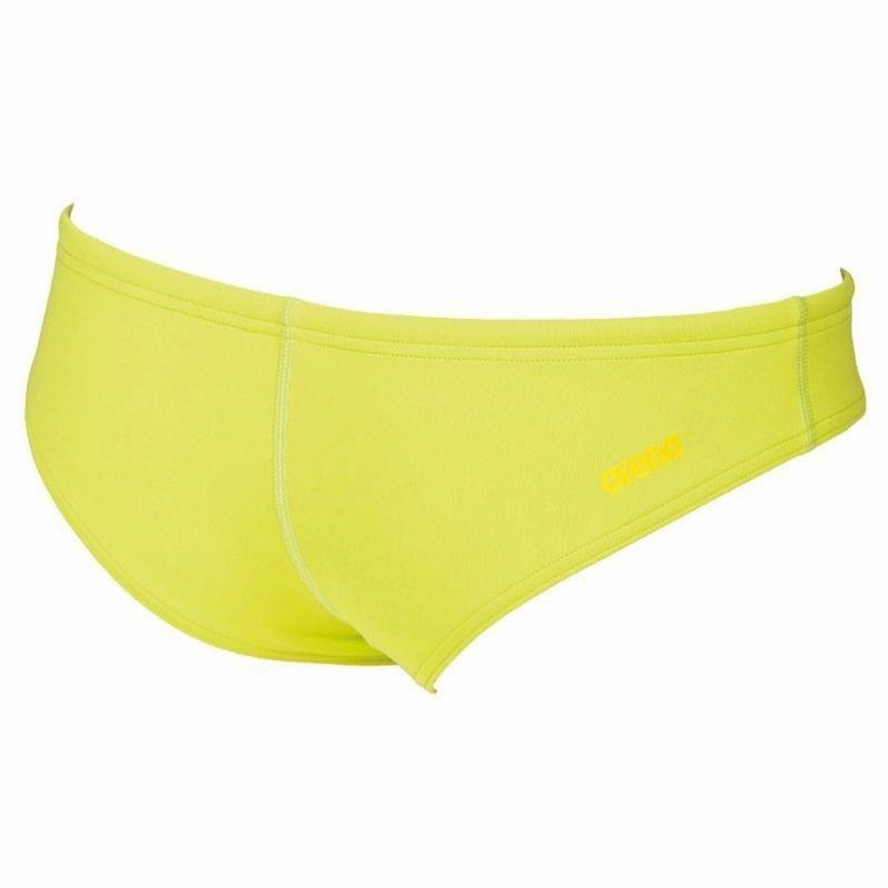 WOMEN'S UNIQUE BRIEF BIKINI BOTTOM - SOFT GREEN/YELLOW STAR