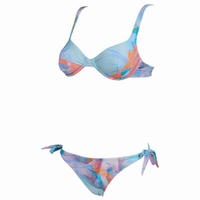WOMEN'S WIRE BIKINI ALLOVER - ASPHALT/MULTI