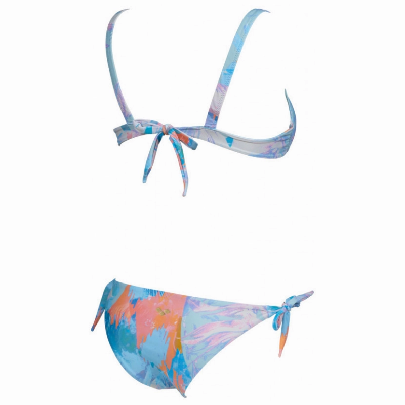 WOMEN'S WIRE BIKINI ALLOVER - ASPHALT/MULTI