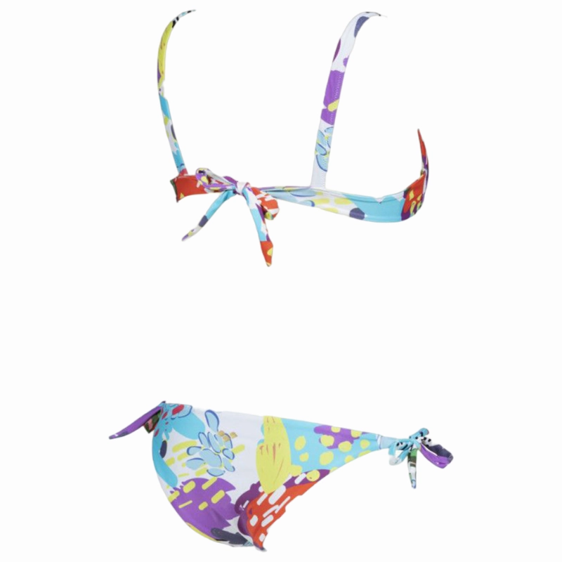 WOMEN'S WIRE BIKINI ALLOVER - WHITE/MULTI