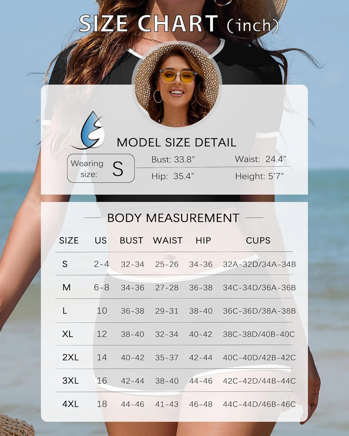 Women Sporty Tummy Control Swimsuit Color Block High Waisted Bikini Set Two Piece Bathing Suit Full Coverage Shorts