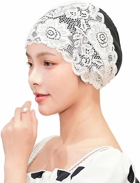 Women Swimming Cap Waterproof Bathing Turban Keep Girls Hair Dry Silicone Anti-Slip Elastic Comfortable Elegant Swim Hat Wrap