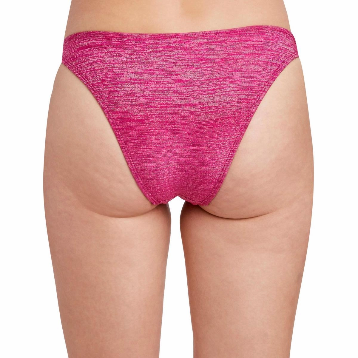 Womens Metallic Bikini Swim Bottom Separates