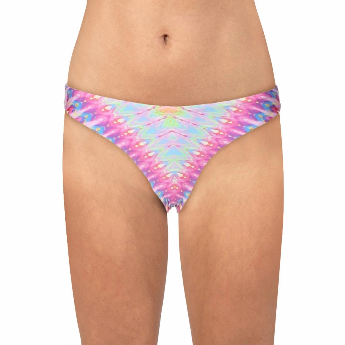 Womens Printed Bikini Swim Bottom Separates