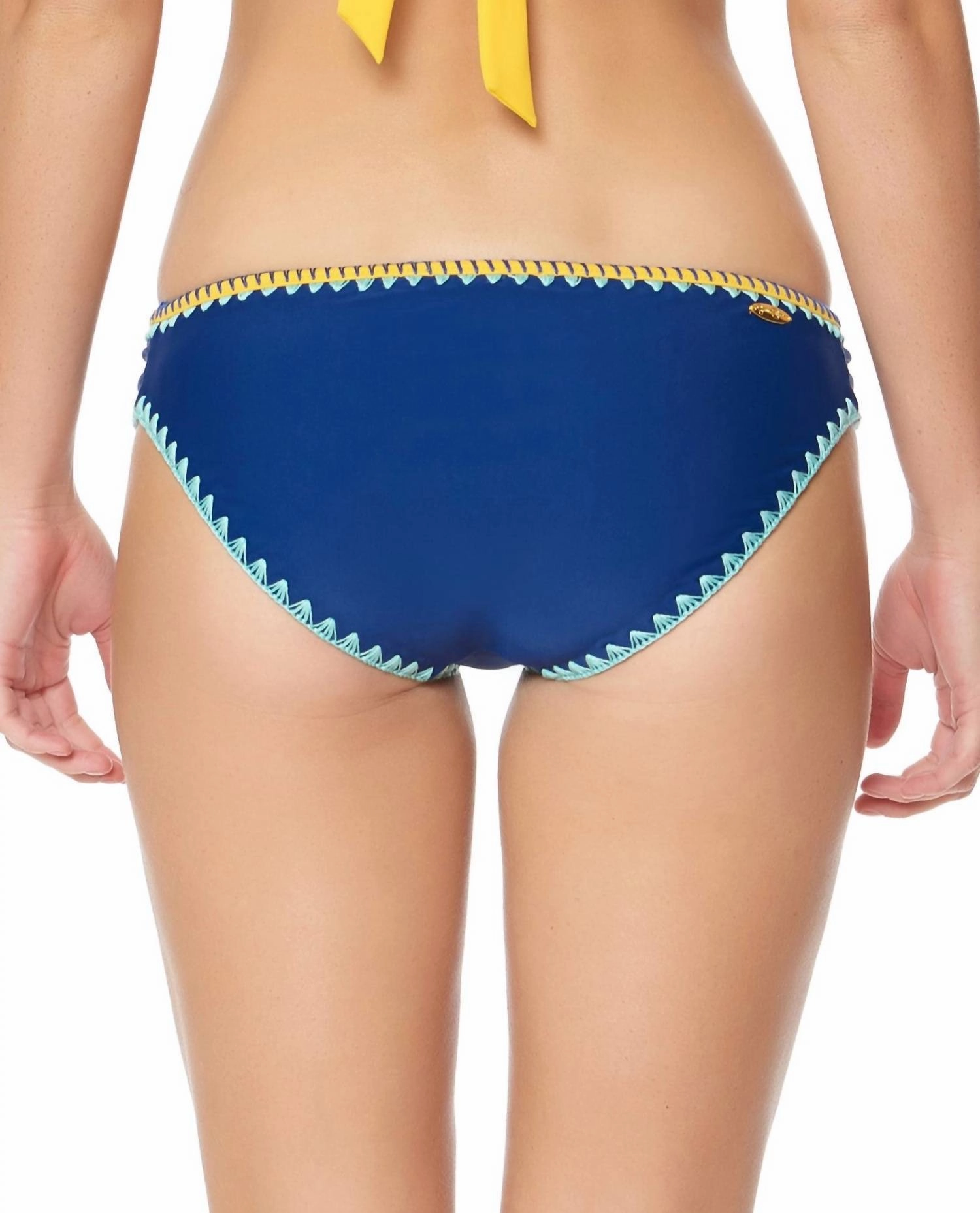 Woodstock Reversible Hipster Bikini Bottom In Marine And Peri