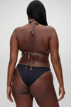 x BELLA HADID Dove Bikini Bottom - Lucky Leopard
