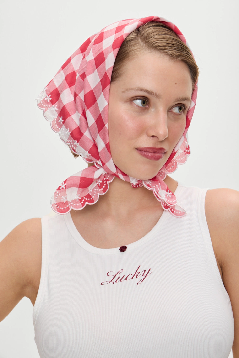 x BELLA HADID Little Miss Head Scarf - Malibu Picnic