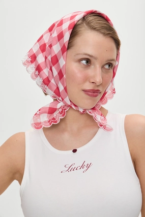 x BELLA HADID Little Miss Head Scarf - Malibu Picnic