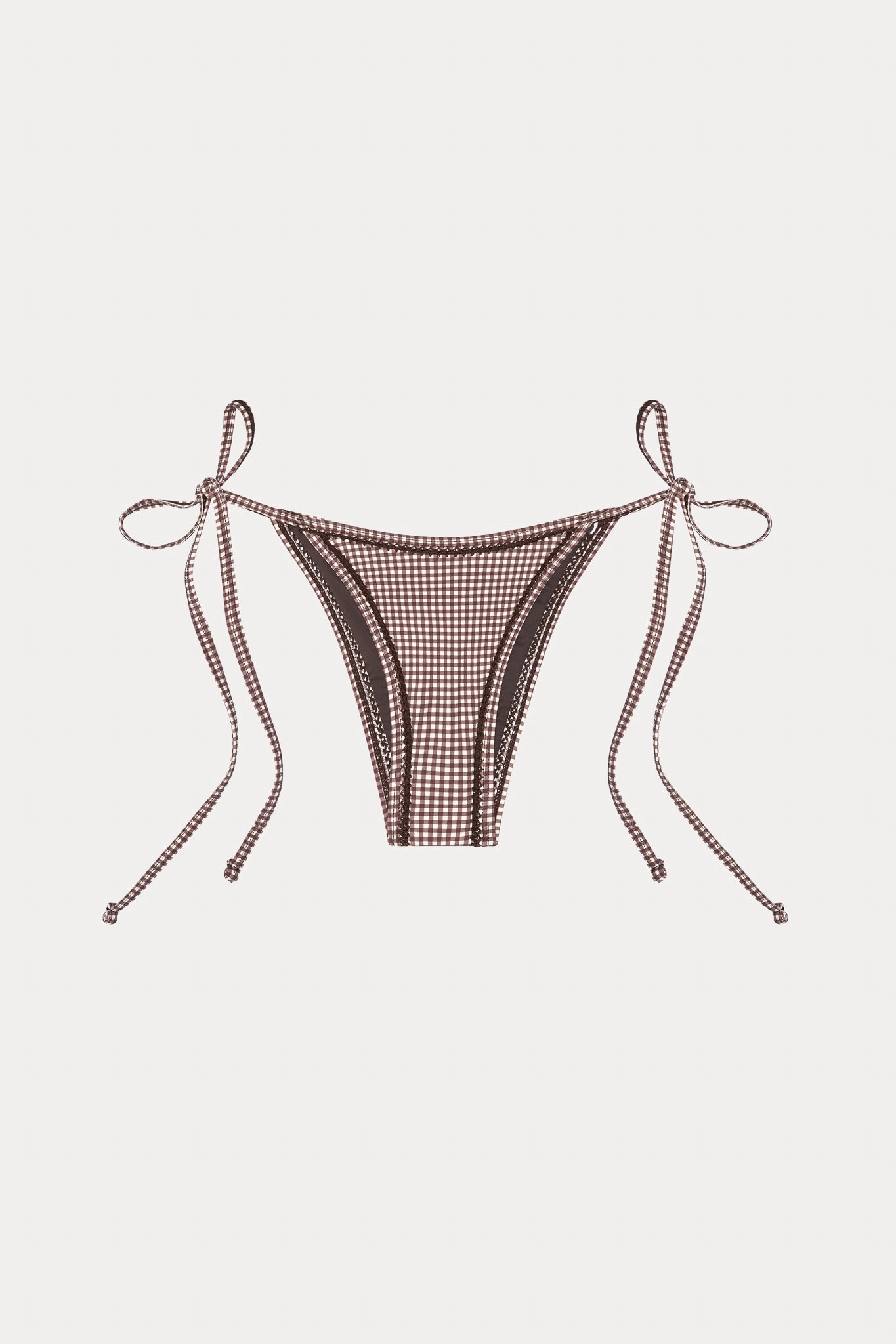 x BELLA HADID Mackenzie String Bikini Bottom - Dream Gingham