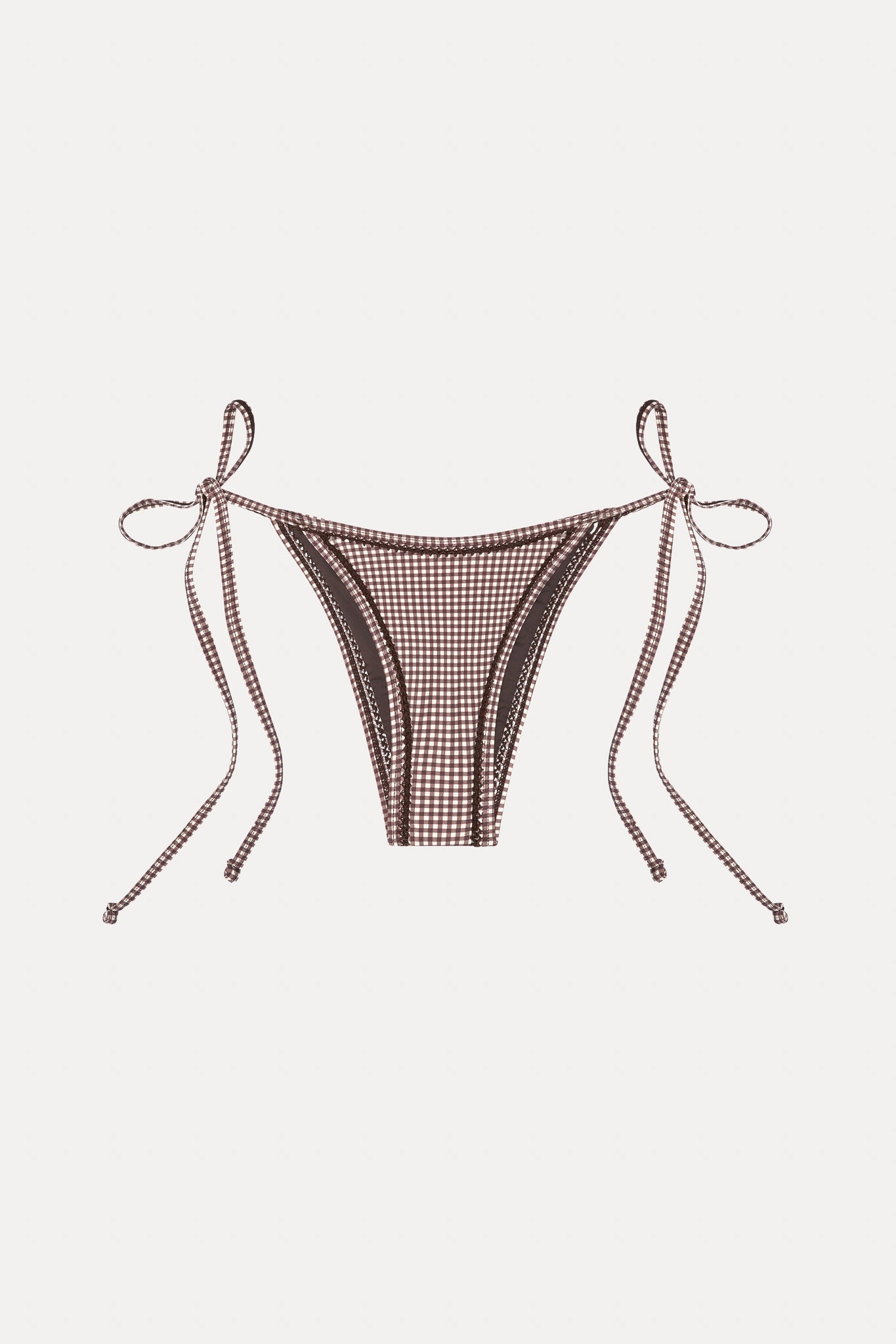 x BELLA HADID Mackenzie String Bikini Bottom - Dream Gingham