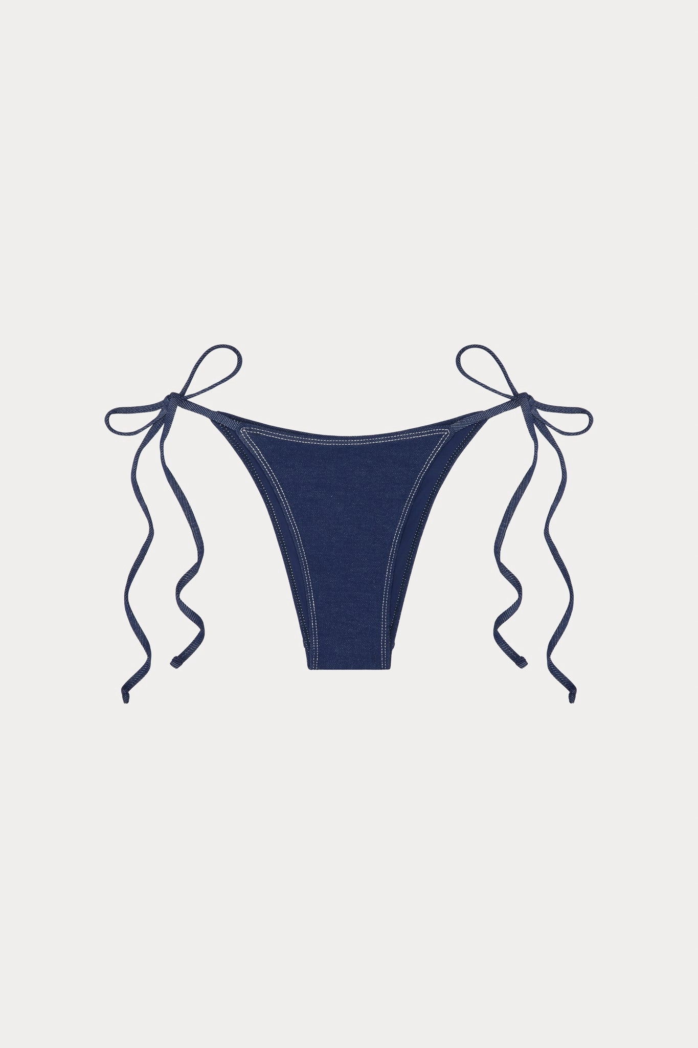 x BELLA HADID Mackenzie String Bikini Bottom - Summer Denim