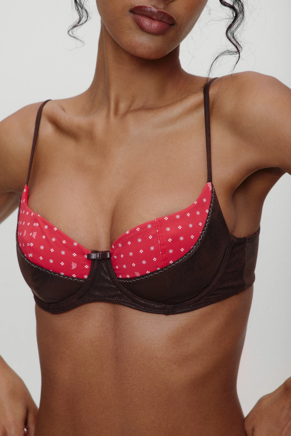x BELLA HADID Montana Underwire Bikini Top - Lovebug