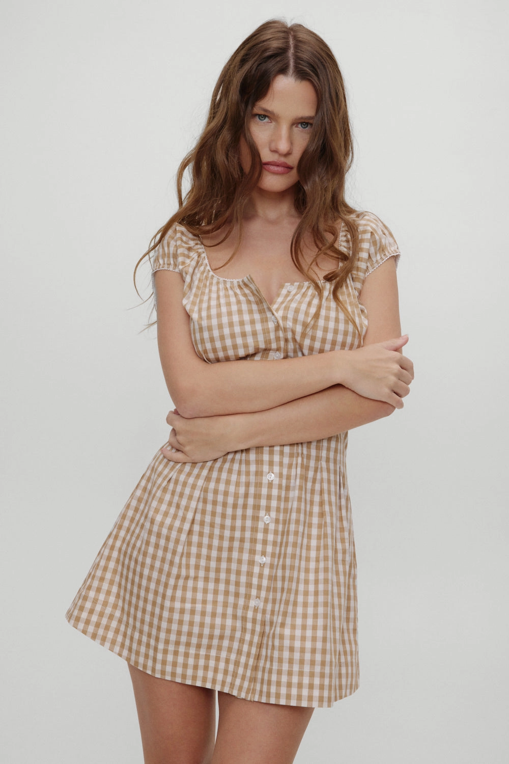 x BELLA HADID Mustang Mini Dress - Rodeo Gingham