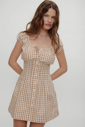 x BELLA HADID Mustang Mini Dress - Rodeo Gingham