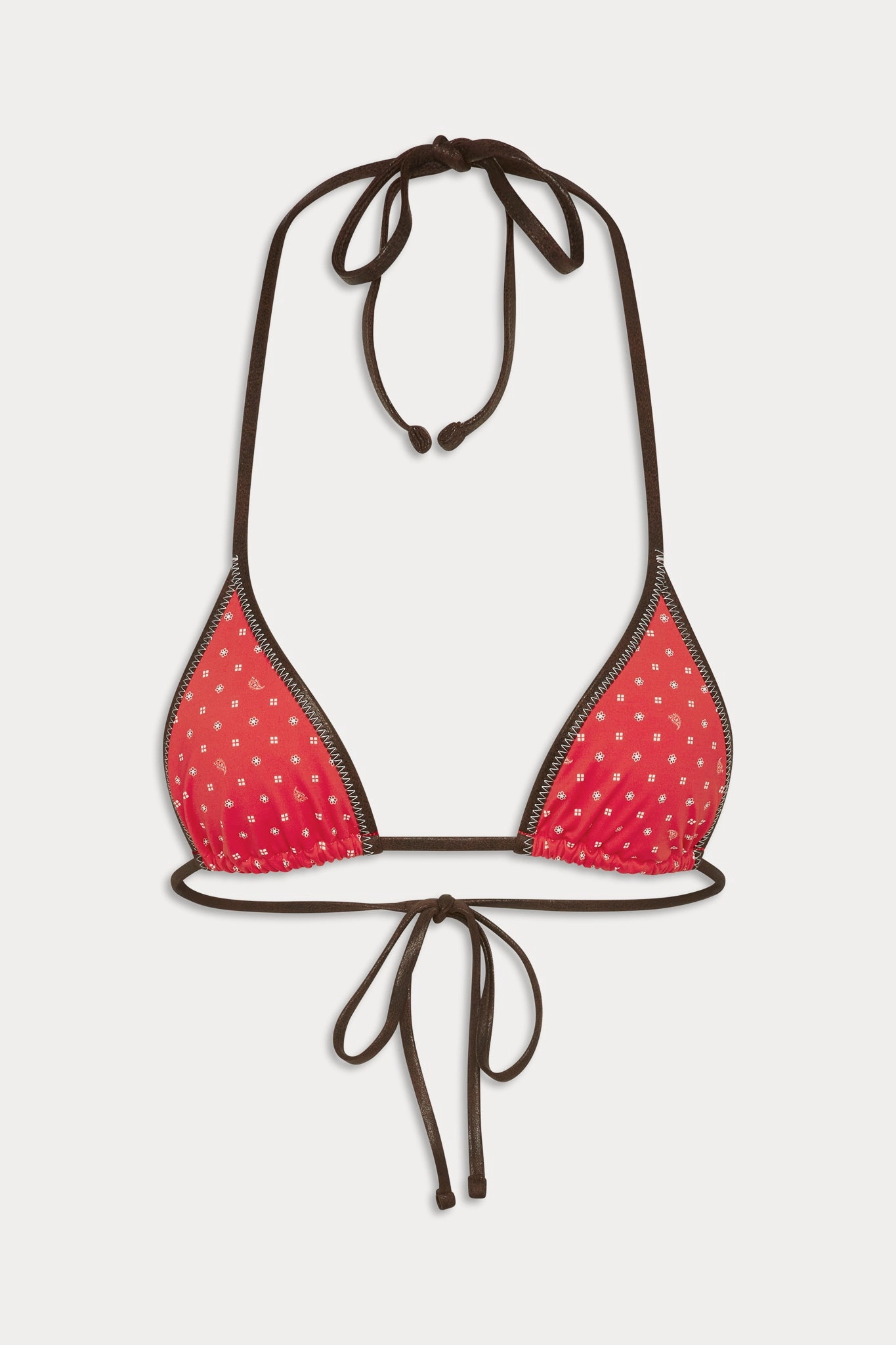 x BELLA HADID Paradise Halter Bikini Top - Lovebug