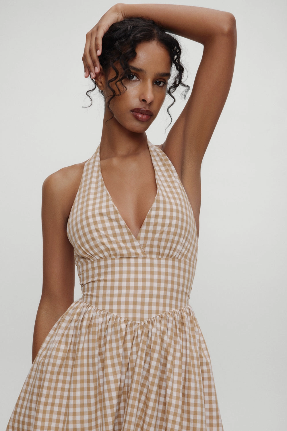 x BELLA HADID Prairie Midi Dress - Rodeo Gingham