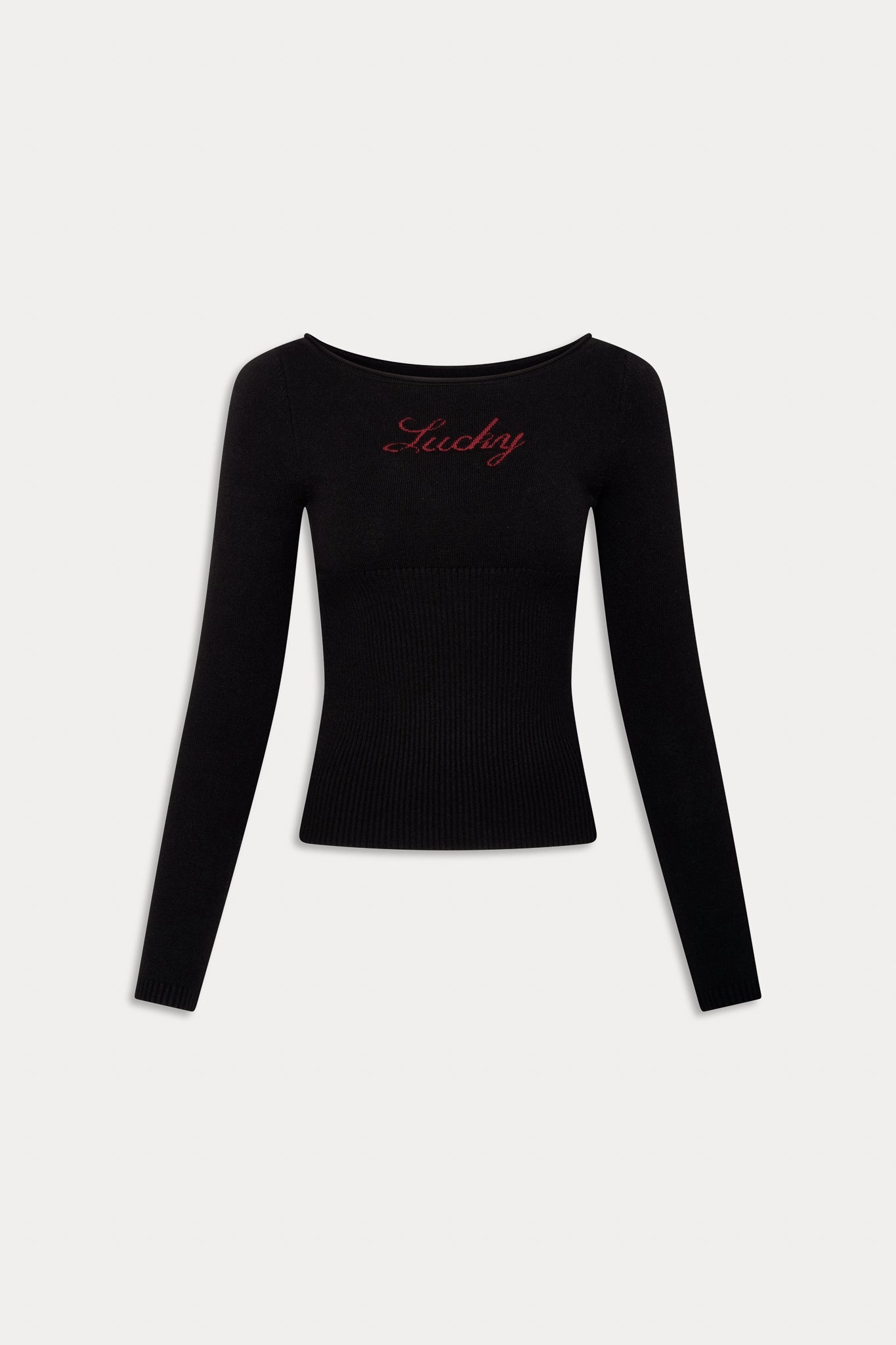 x BELLA HADID Theo Knit Sweater - Lone Star Black