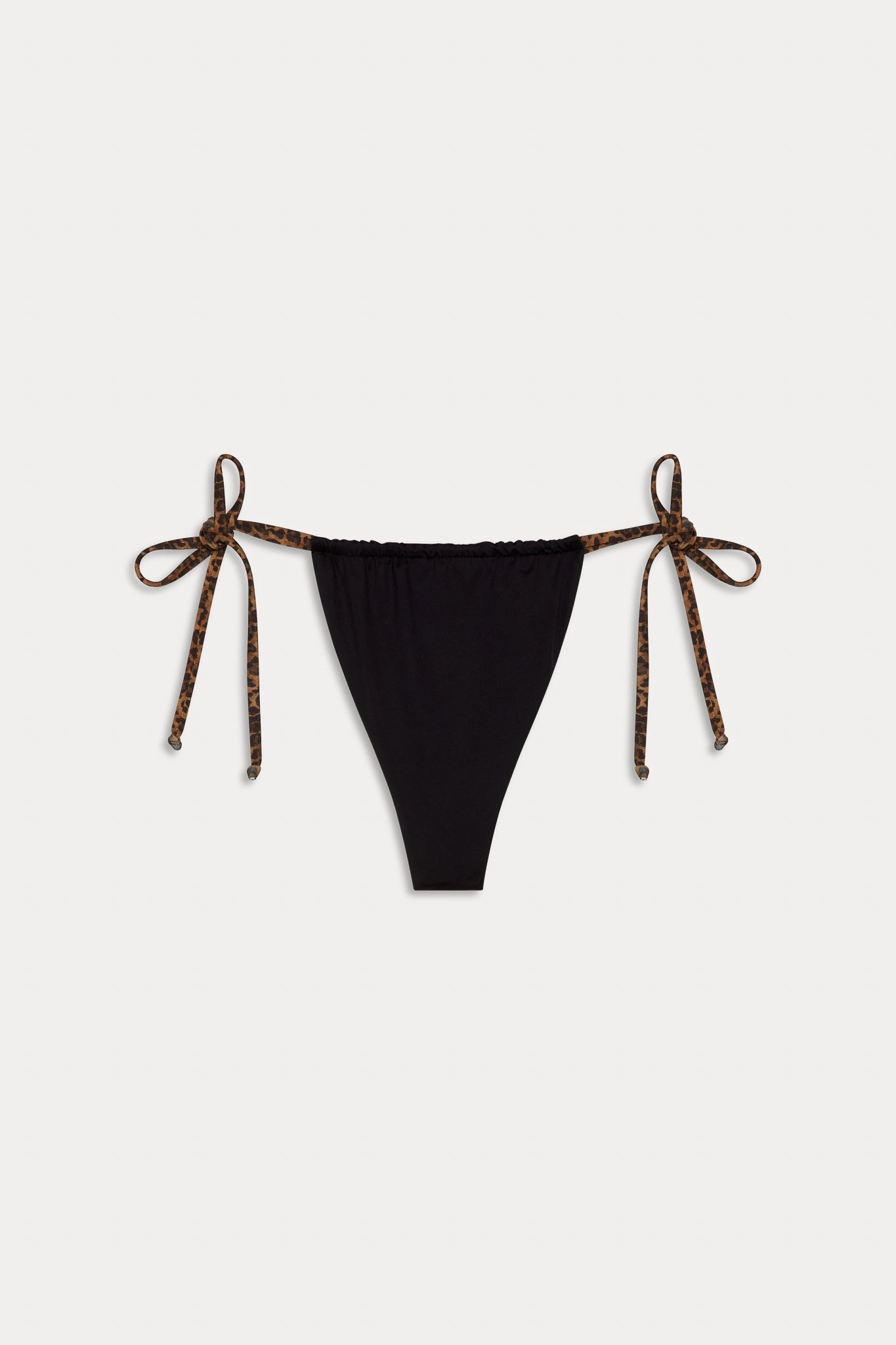 x BELLA HADID Tia Skimpy Bikini Bottom - Lucky Leopard