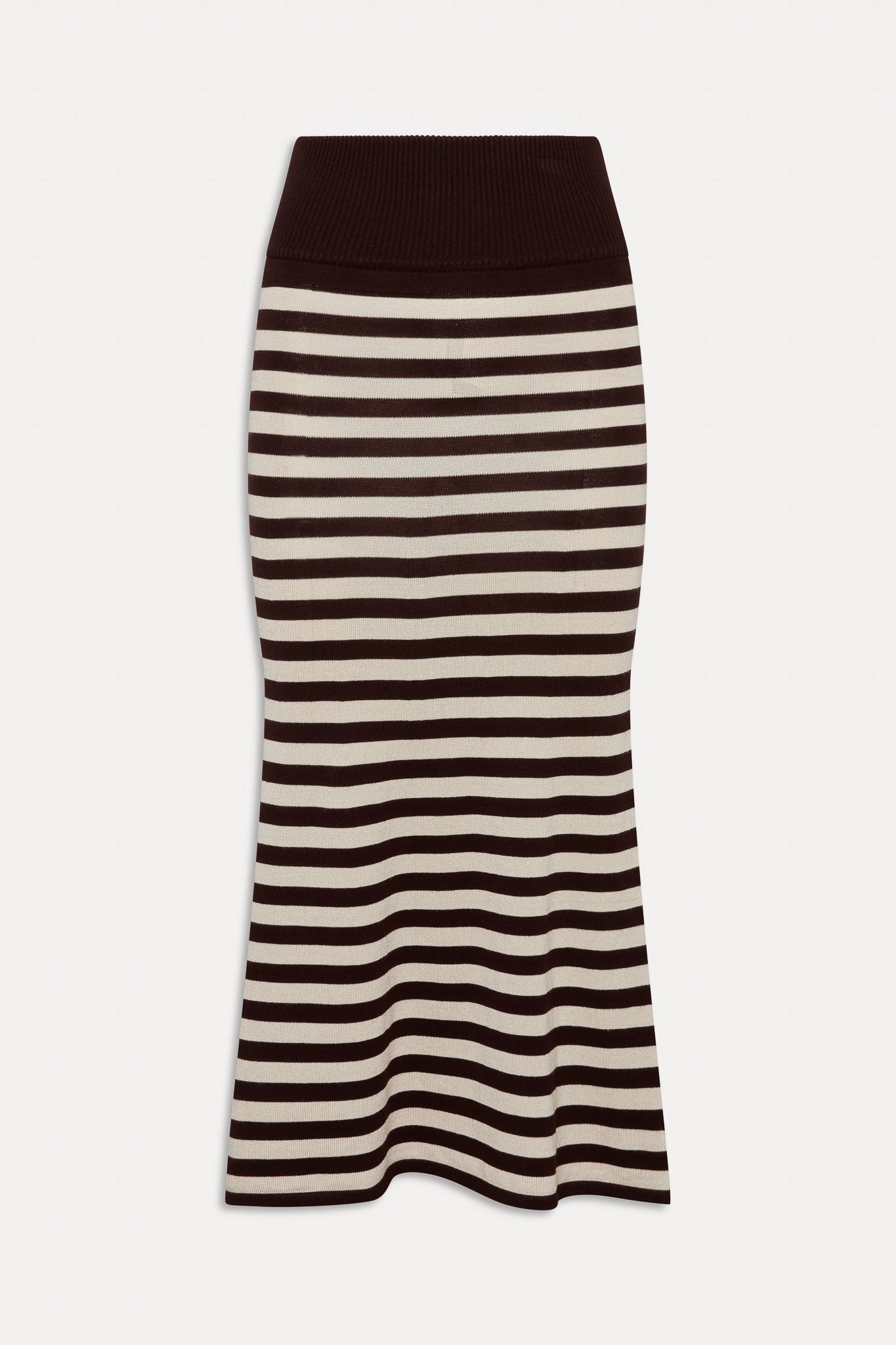 x BELLA HADID Tucker Knit Midi Skirt - Cowboy Stripe