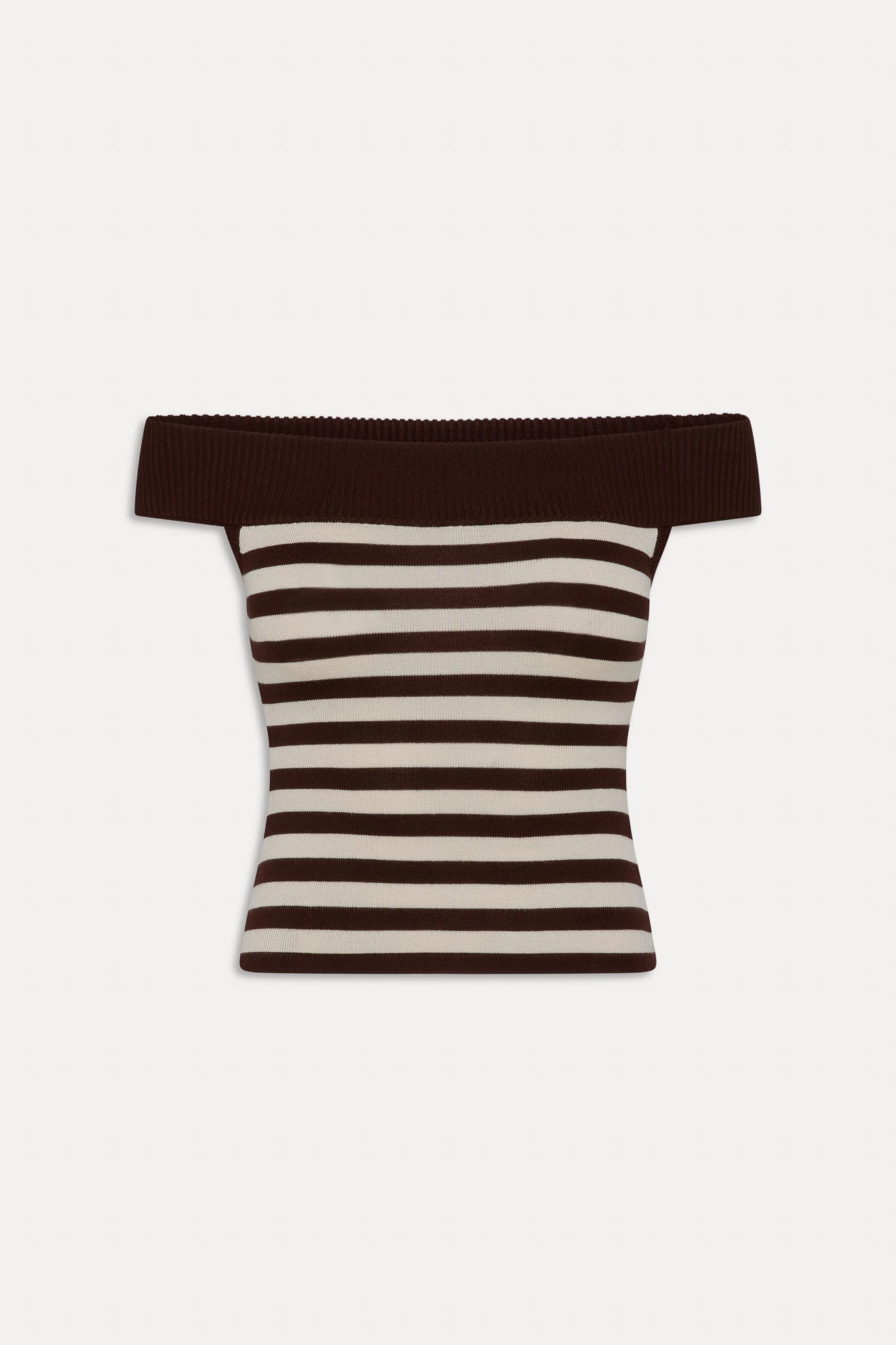 x BELLA HADID Tucker Knit Top - Cowboy Stripe
