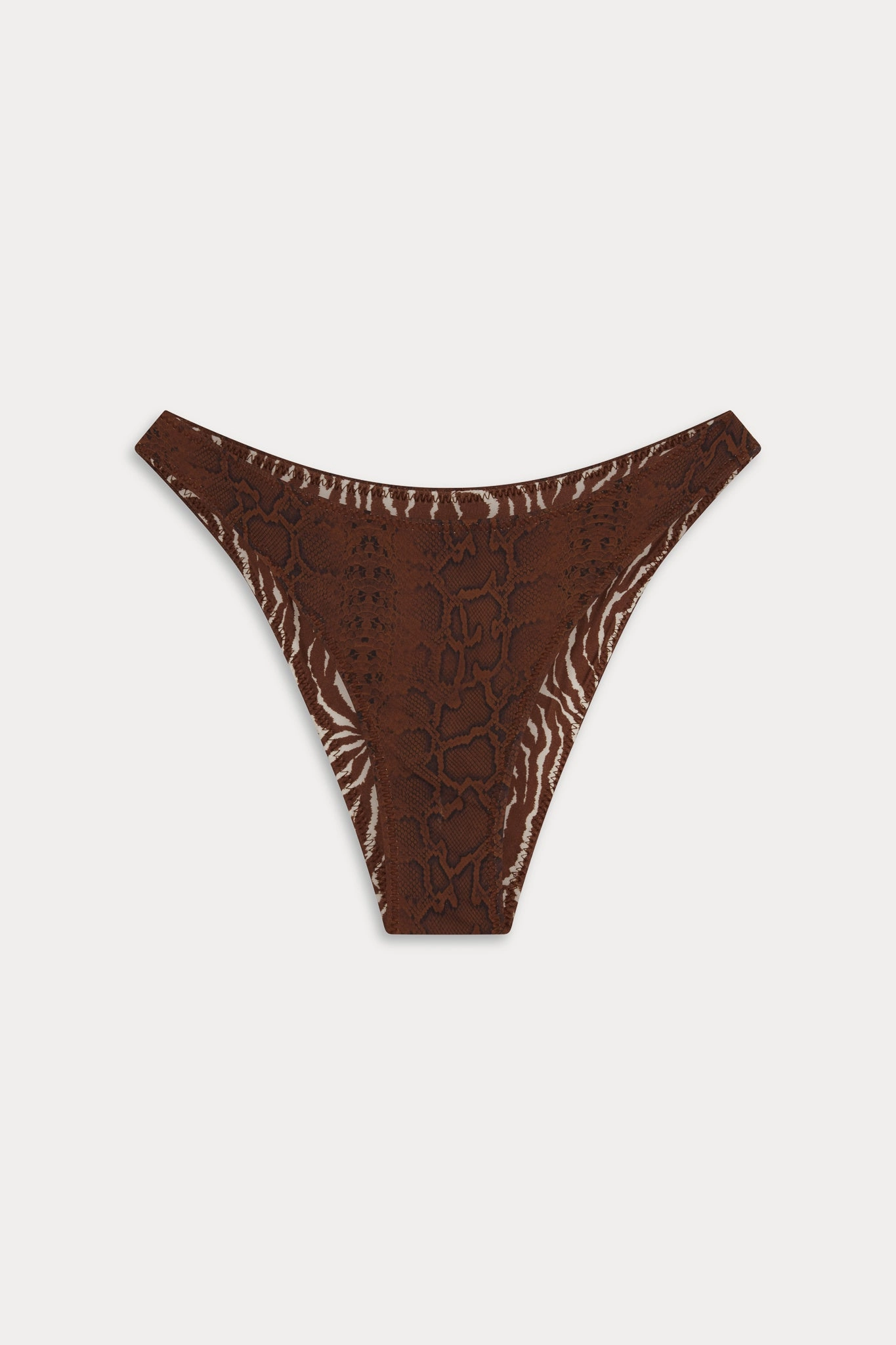 x Ralisation Par Dove Reversible Bikini Bottom - Python/Animal