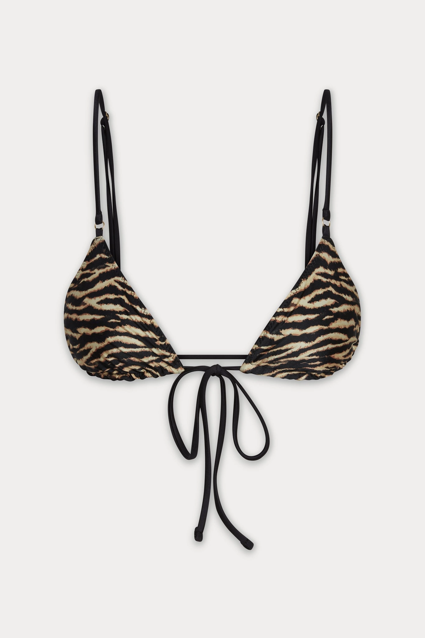 x Ralisation Par Lila Triangle Bikini Top - Vintage Tiger