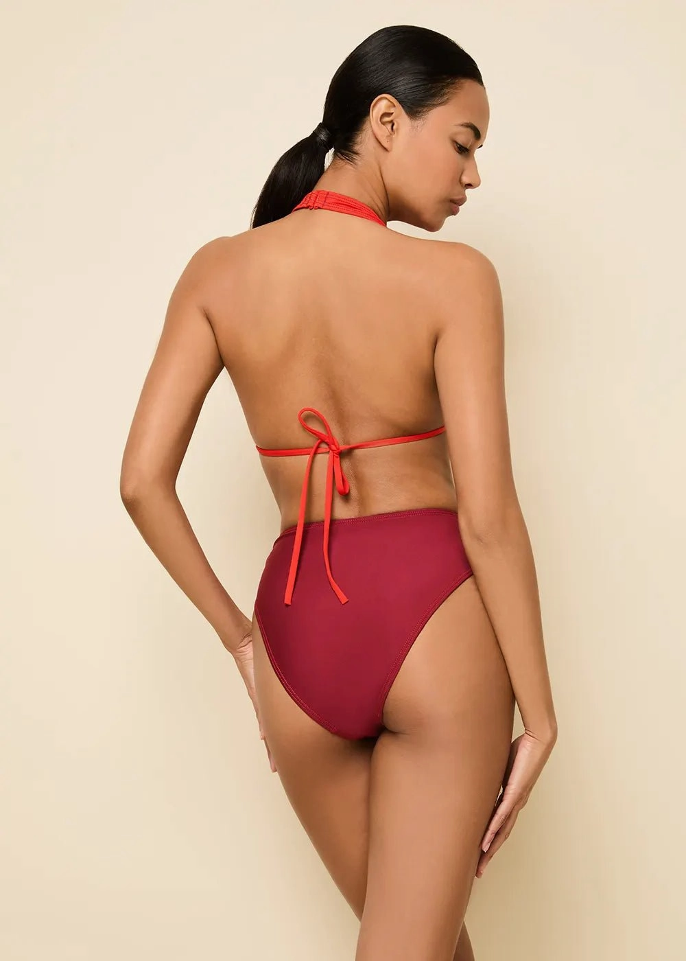 Yasmeen Bikini Top Apple Red