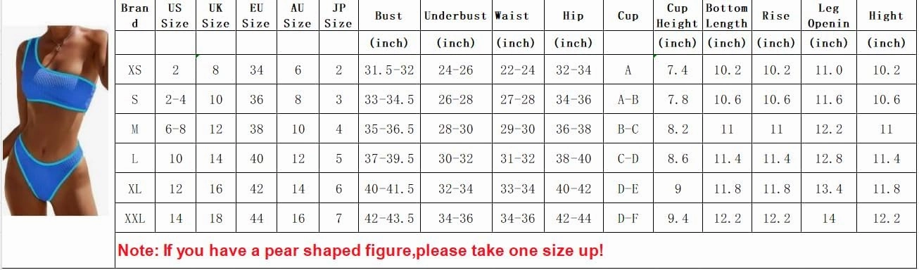 YIMISAN Women's Ribbed Bikini Sets One Shoulder Top with Mid Waist Two Piece Bathing Suit
