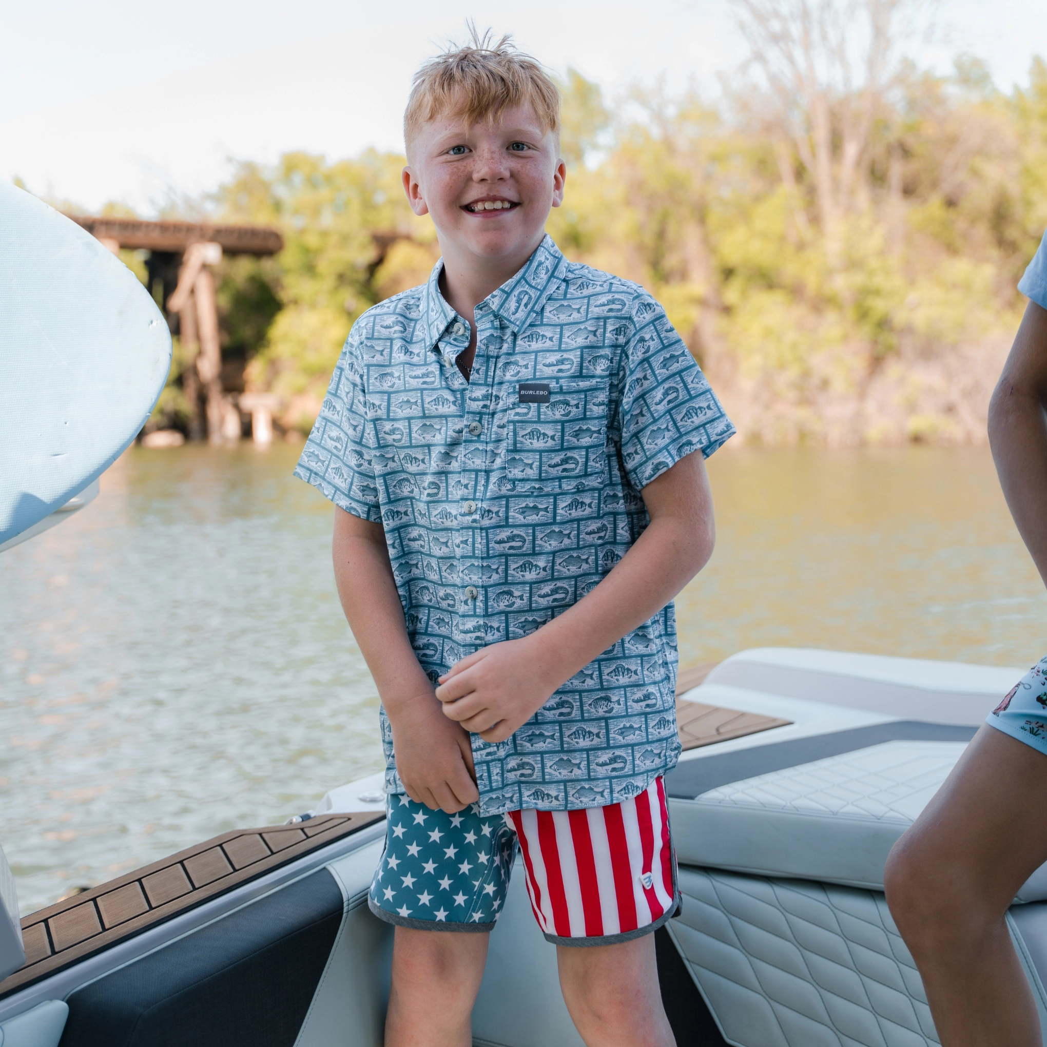 Youth Performance Button Up - Angler's Choice