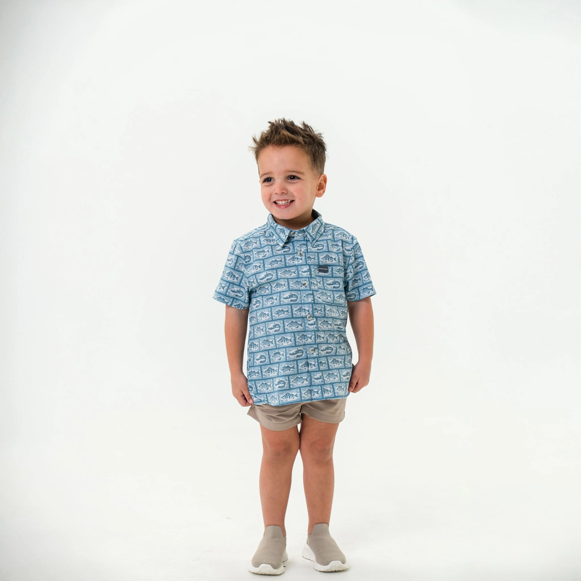 Youth Performance Button Up - Angler's Choice